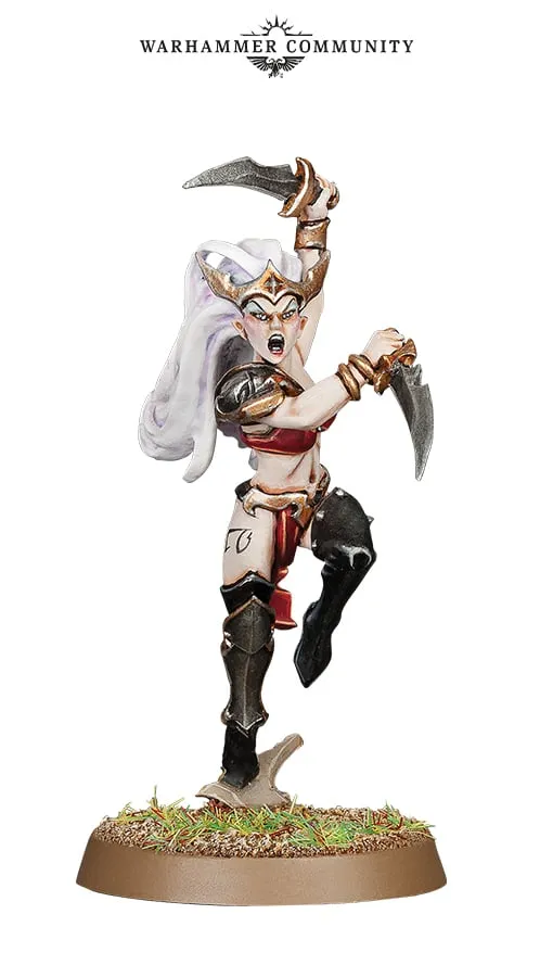 Witch Aelf miniature