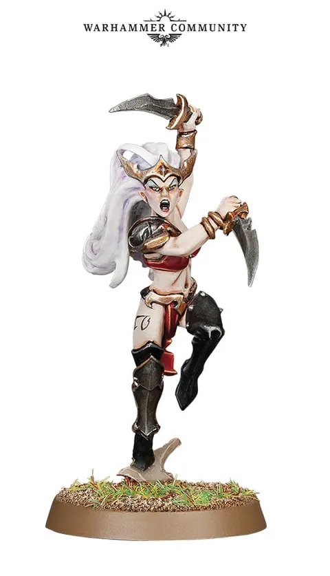 Witch Aelf miniature