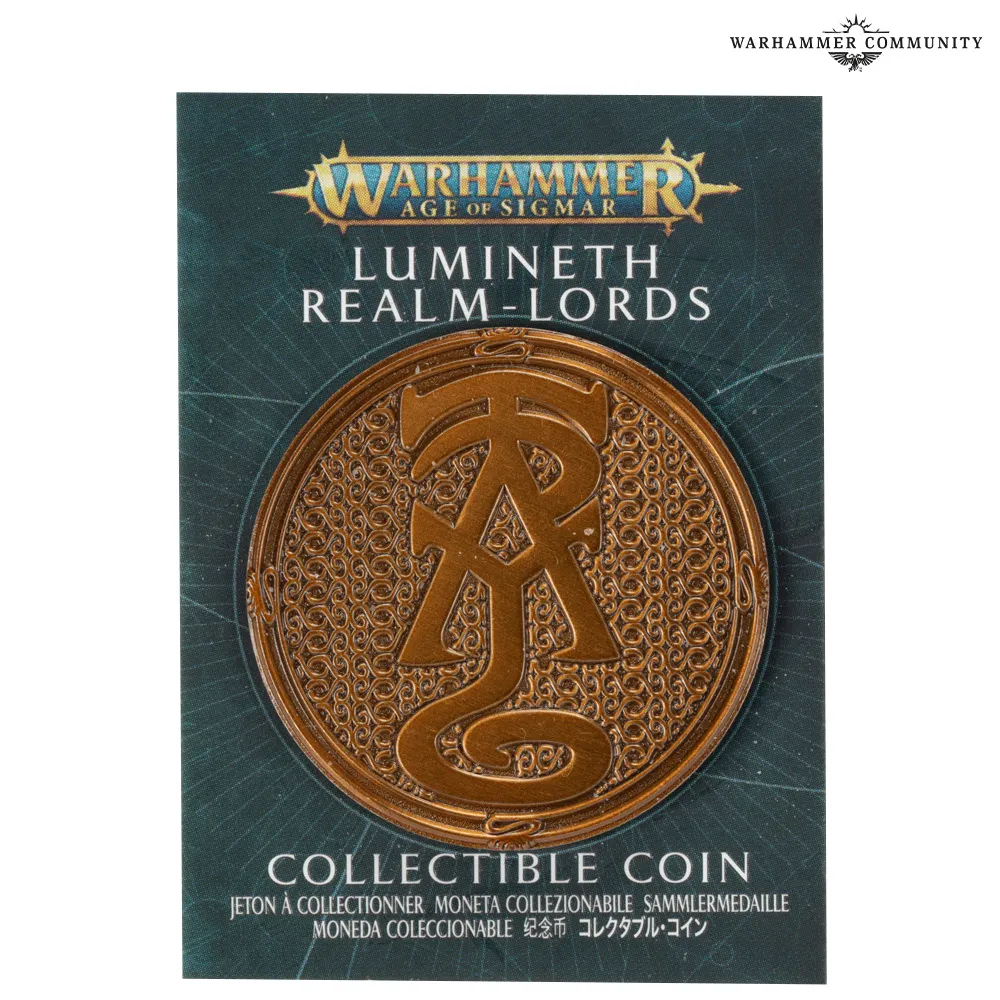 Lumineth Realm-lords collectable coin