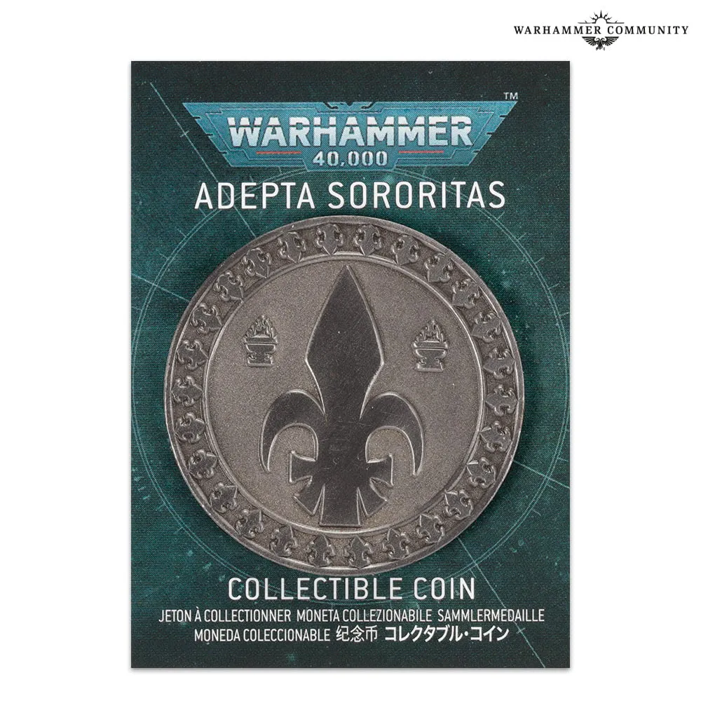 Adepta Sororitas collectable coin