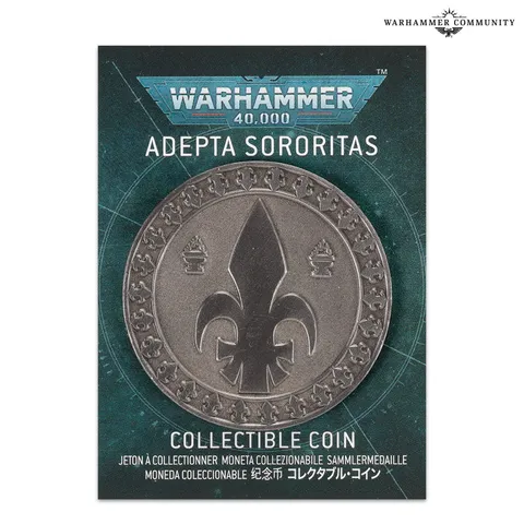 Adepta Sororitas collectable coin