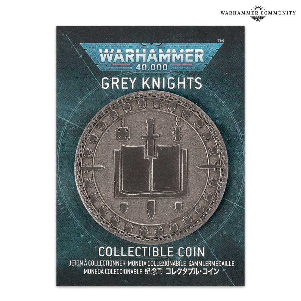 Grey Knights collectable coin