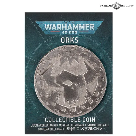 Orks collectable coin