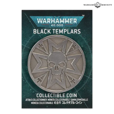 Black Templars collectable coin