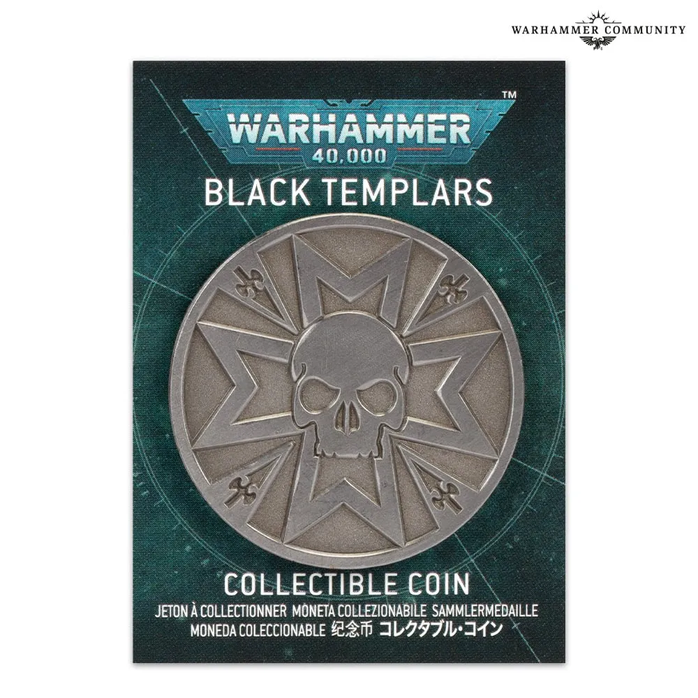 Black Templars collectable coin