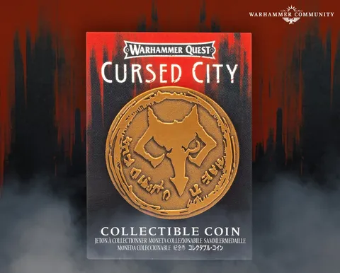 Cursed City collectable coin