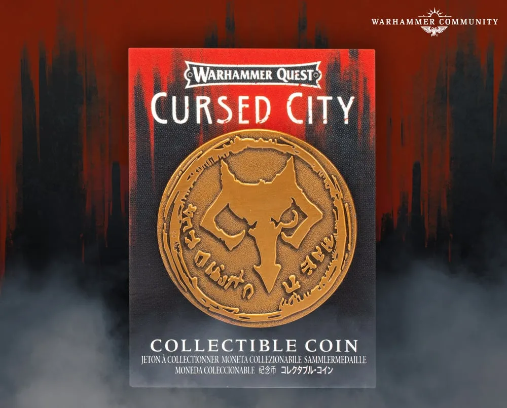 Cursed City collectable coin