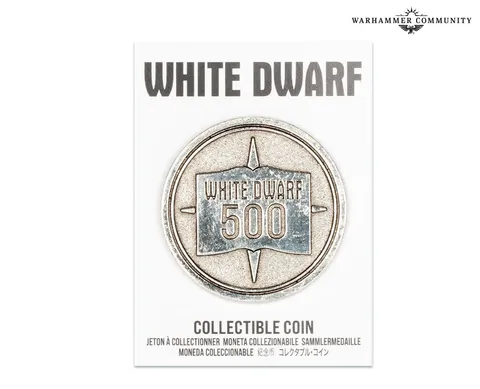 White Dwarf 500 collectable coin