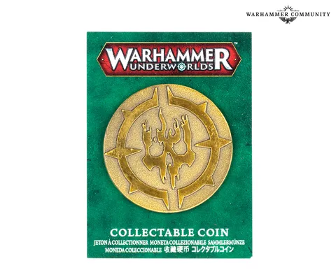Warhammer Underworlds collectable coin