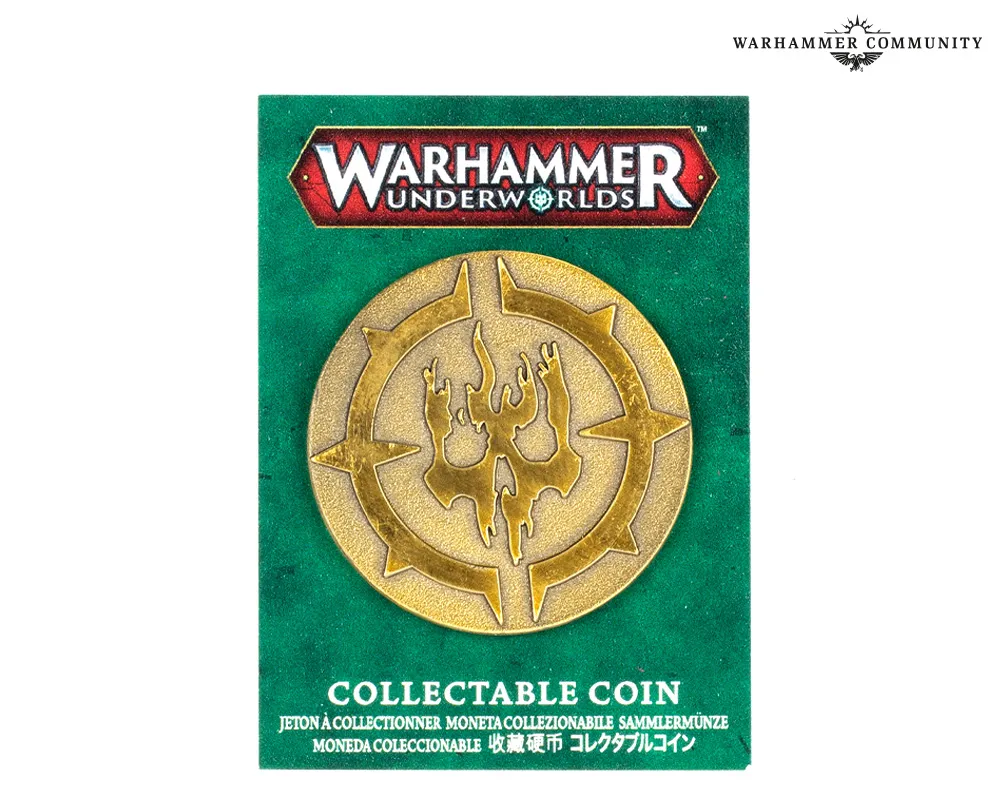 Warhammer Underworlds collectable coin