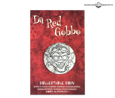 Da Red Gobbo collectable coin
