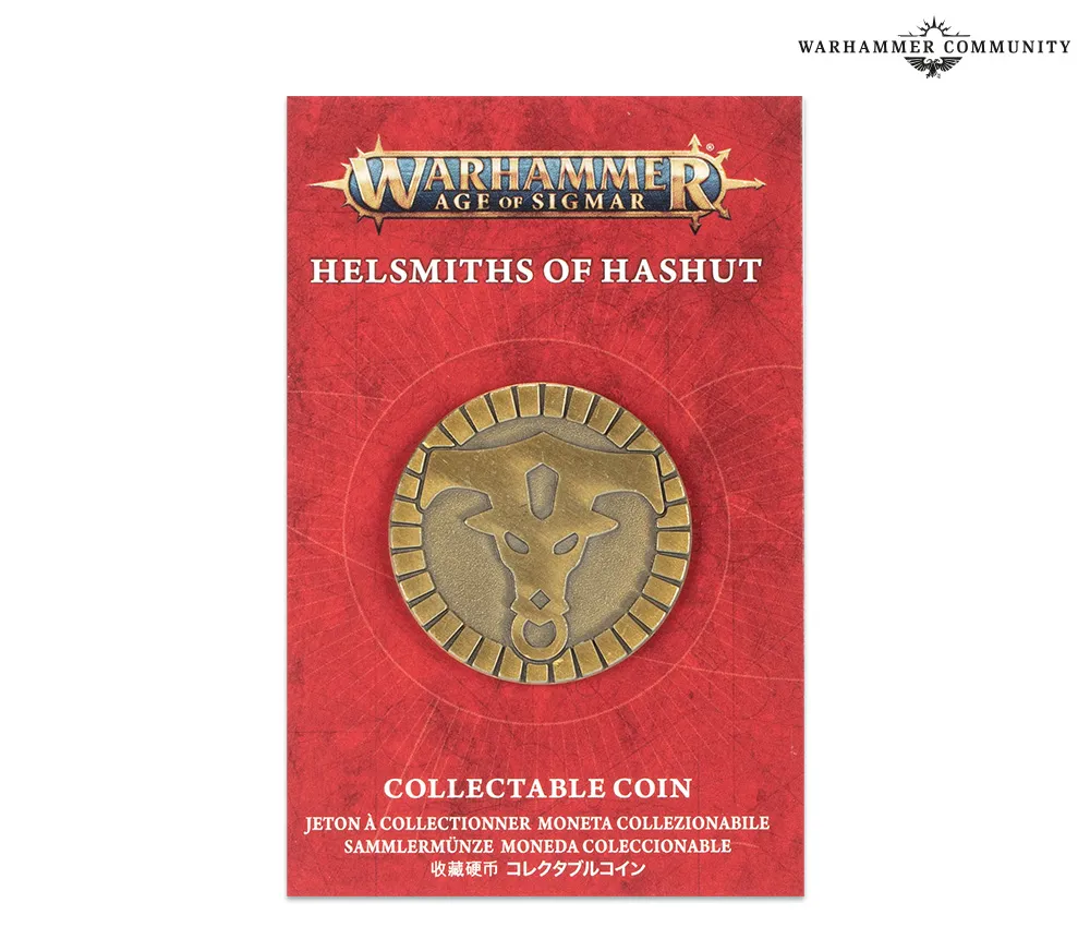 Helsmiths of Hashut collectable coin