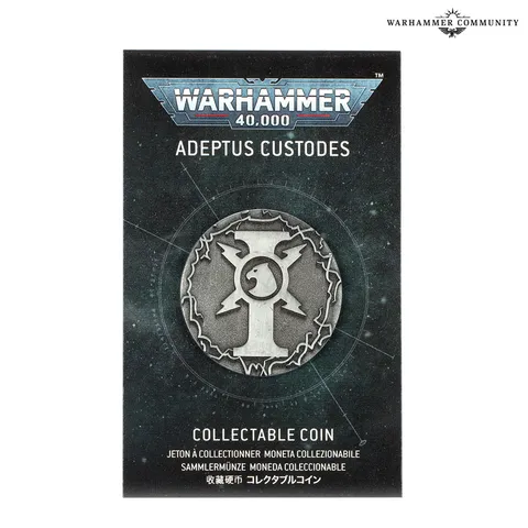 Adeptus Custodes collectable coin