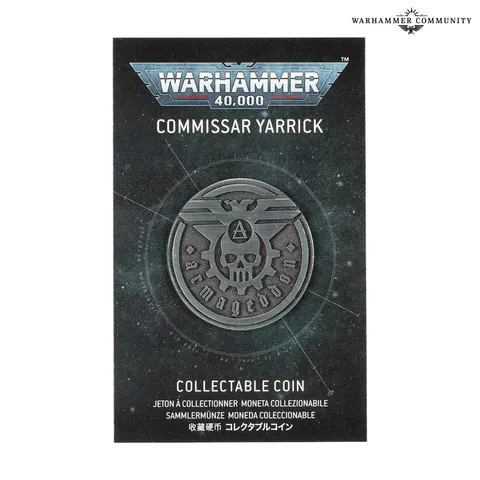 Commissar Yarrick collectable coin