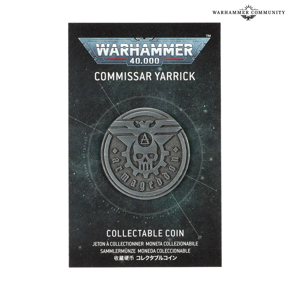 Commissar Yarrick collectable coin