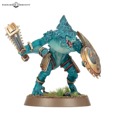 Saurus Warrior miniature